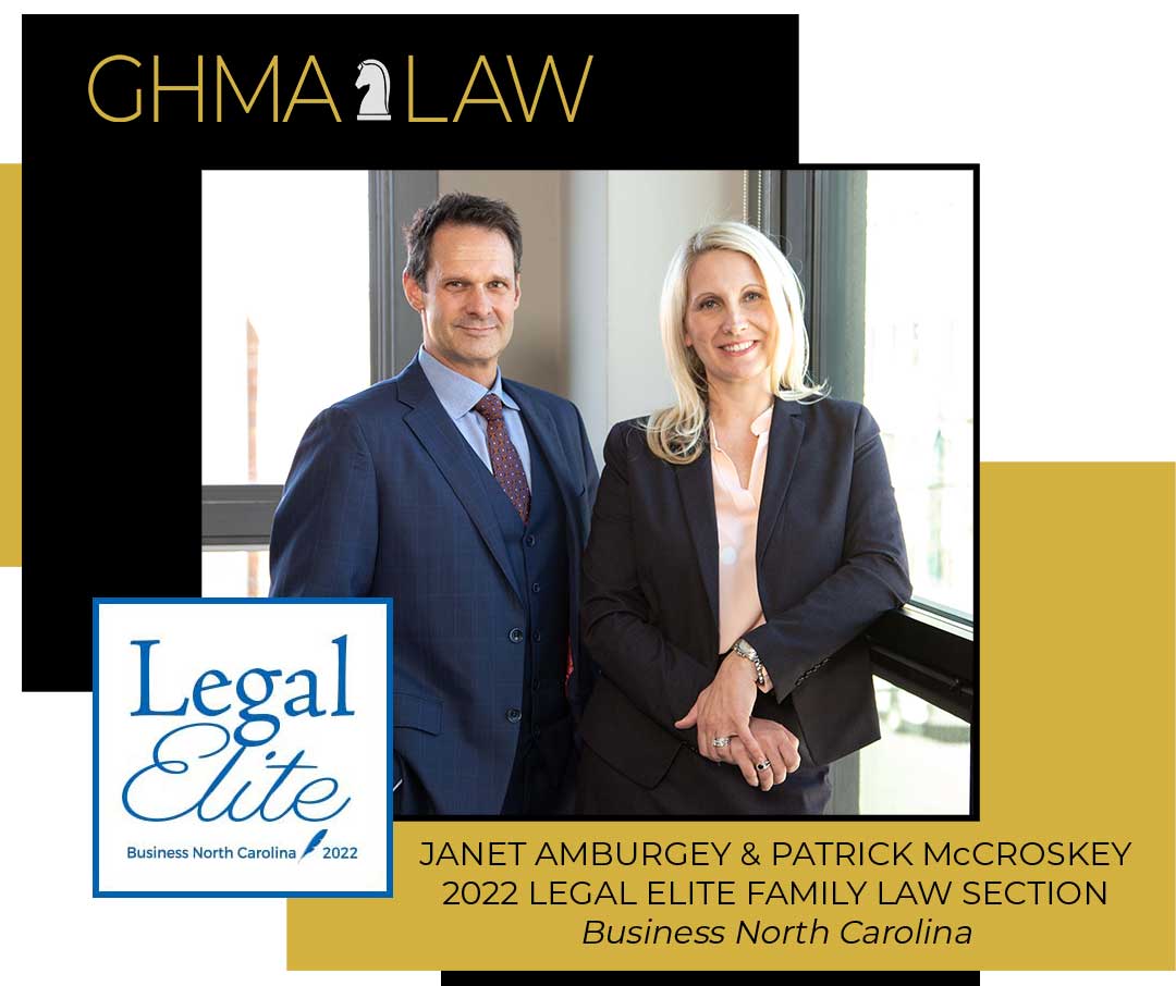 Janet Amburgey and Patrick McCroskey are included in Business North Carolina Legal Elite 2022