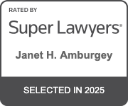 Janet Amburgey 2025 Super Lawyers Badge