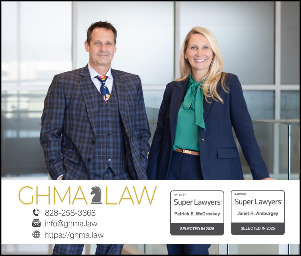 Janet Amburgey and Patrick McCroskey named to North Carolina Super Lawyers 2025 | GHMA LAW - Asheville Family Law Specialists