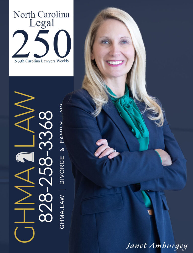 Janet Amburgey Named to Inaugural Class of the NC Lawyers Weekly North Carolina Legal 250 in 2026 | GHMA LAW | Asheville Divorce & Mediation Law Firm