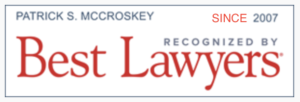 Graphic logo representing Patrick McCroskey's inclusion at Best Lawyers in America since 2007.