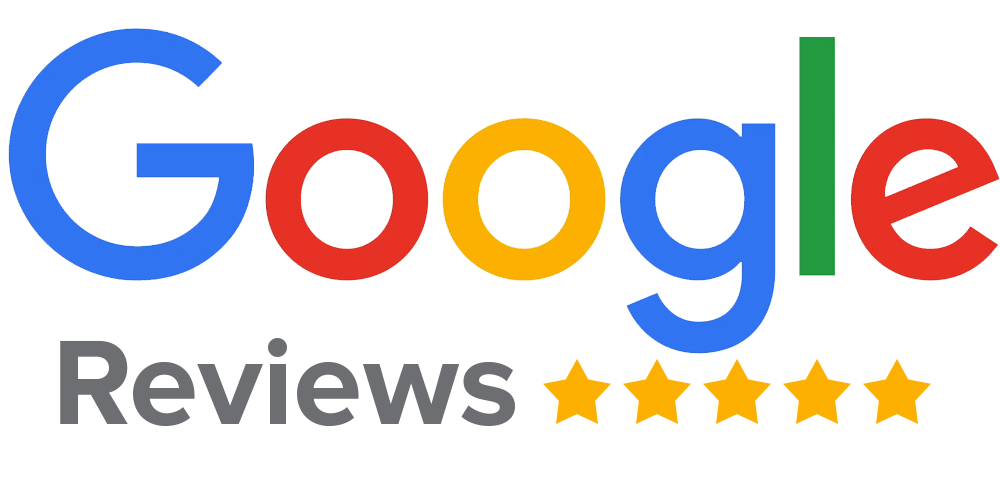 Graphic image of the client review badge provided by Google used in the review section of the firm's website.