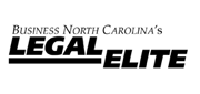 This is the logo used by attorneys selected to Business North Carolina Legal Elite to portray their award.