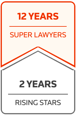 Patric S McCroskey 2023 Super lawyers 12 over 2 badge