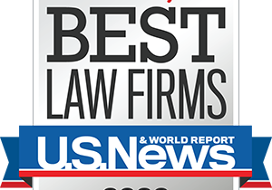 Best Lawyers - U.S. News' 2020 Best Law Firms in America Award badge