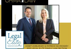 Janet Amburgey and Patrick McCroskey are included in Business North Carolina Legal Elite 2022