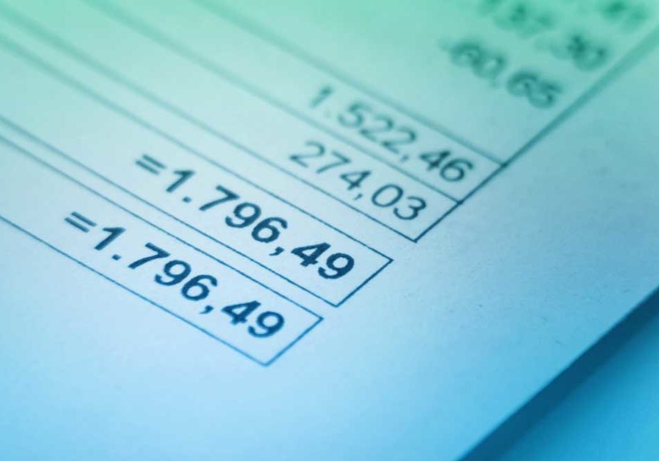 Attorneys Fees Image of the bottom right corner of an invoice showing an amount due.