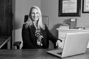 Janet Amburgey at her office in downtown Asheville, Spring 2022