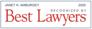 Janet Amburgey's 2020 Best Lawyers Badge
