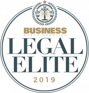 This is a graphic image of the logo for Business North Carolina Legal Elite. Patrick McCroskey was elected to the 2019 Legal Elite Family Law Section.