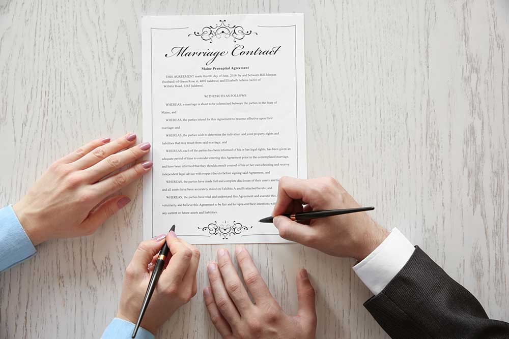 How To Write A Marriage Contract