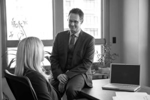 Patrick McCroskey & Janet Amburgey | DIvorce Lawyers at their offices in historic downtown Asheville